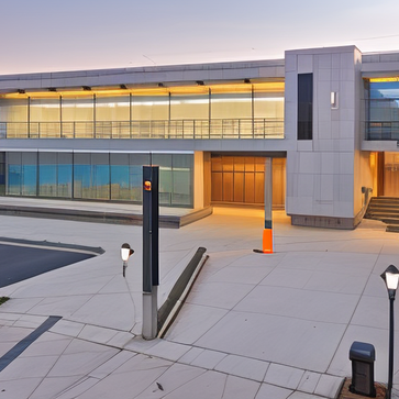 street view, library, urban landscape